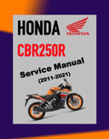 HONDA CBR 250 R 2011-2021 Full Manual Set – Repair & Maintenance Manual and Spare Parts Catalog and User Handbook / CBR250R