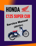 HONDA C125 SUPER CUB 2019+ Full Manual Set – Repair & Maintenance Manual and Spare Parts Catalog and User Handbook