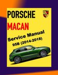 PORSCHE MACAN 95B 2014-2018 Full Manual Set – SERVICE MANUAL and Spare Parts Catalog