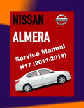 NISSAN ALMERA N17 2011-2018 Full Manual Set – Repair & Maintenance Manual