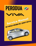PERODUA VIVA 2007-2014 Full Manual Set – Repair & Maintenance Manual