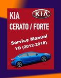 KIA CERATO / FORTE YD 2012-2018 Full Manual Set – Repair & Maintenance Manual
