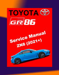 TOYOTA GR86 ZN8 2021+ Full Manual Set – SERVICE WORKBOOK WORKSHOP MANUAL and Spare Parts Catalog