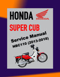 HONDA SUPER CUB NBC110 2013-2018 Full Manual Set – Repair & Maintenance Manual and Spare Parts Catalog and User Handbook