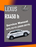LEXUS RX450h GYL10/15 2009-2015 Full Manual Set – Repair & Maintenance Manual