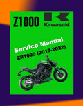 KAWASAKI Z1000 2017-2022 Full Manual Set – Repair & Maintenance Manual and Spare Parts Catalog and User Handbook