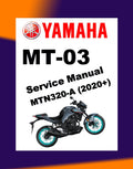 YAMAHA MT-03 / MT-25 / MT25 V2 2020+ Full Manual Set – Repair & Maintenance Manual and User Handbook