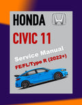 HONDA CIVIC 11 FE/ FL/ TYPE R 2022+ Full Manual Set – Repair & Maintenance Manual