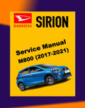 DAIHATSU SIRION M800 2017-2021 Full Manual Set – Repair & Maintenance Manual