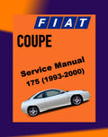 COUPE FIAT COUPE 175 1993-2000 Full Manual Set – Repair & Maintenance Manual and OWNER's HANDBOOK
