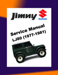 SUZUKI LJ80 JIMNY 1977-1981 Full Manual Set – Repair & Maintenance Manual and Spare Parts Catalog