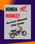 HONDA MONKEY / GORILLA Z50J 2008 Full Manual Set – Repair & Maintenance Manual
