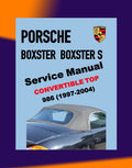 PORSCHE 986 1997-2004 Full Manual Set – CONVERTIBLE TOP SERVICE REPAIR MANUAL