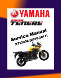 YAMAHA XT1200Z SUPER TENERE 2010-2011 Full Manual Set – Repair & Maintenance Manual and Spare Parts Catalog and User Handbook
