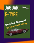 JAGUAR E-TYPE V12 1961-1975 Full Manual Set – FACTORY WORKSHOP REPAIR SERVICE MANUAL