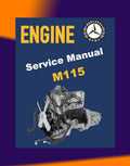 MERCEDES-BENZ ENGINE M115 1968–1976 Full Manual Set – Repair & Maintenance Manual