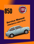 FIAT 850 100 B/C/G 1964-1973 Full Manual Set – Repair & Maintenance Manual and User Handbook