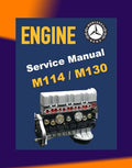 MERCEDES BENZ ENGINE M114 & M130 1967-1976 Full Manual Set – Repair & Maintenance Manual