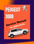 PEUGEOT 3008 T8 2008-2016 Full Manual Set – Repair & Maintenance Manual