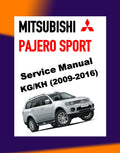 MITSUBISHI PAJERO SPORT II 2009-2016 Full Manual Set – ONLINE Repair & Maintenance Manual