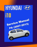 HYUNDAI i10 PA 2007-2013 Full Manual Set – Repair & Maintenance Manual