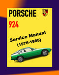 PORSCHE 924 1976-1988 Full Manual Set – Repair & Maintenance Manual and Spare Parts Catalog