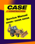 CASE 580SR 590SR(and) 695SR LOADER BACKOE Workshop Repair Manualand Parts Book