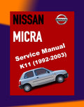 NISSAN MICRA K11 1992-2003 Full Manual Set – Repair & Maintenance Manual