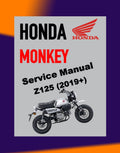 HONDA MONKEY Z125 2019+ Full Manual Set – Repair & Maintenance Manual and Spare Parts Catalog and User Handbook