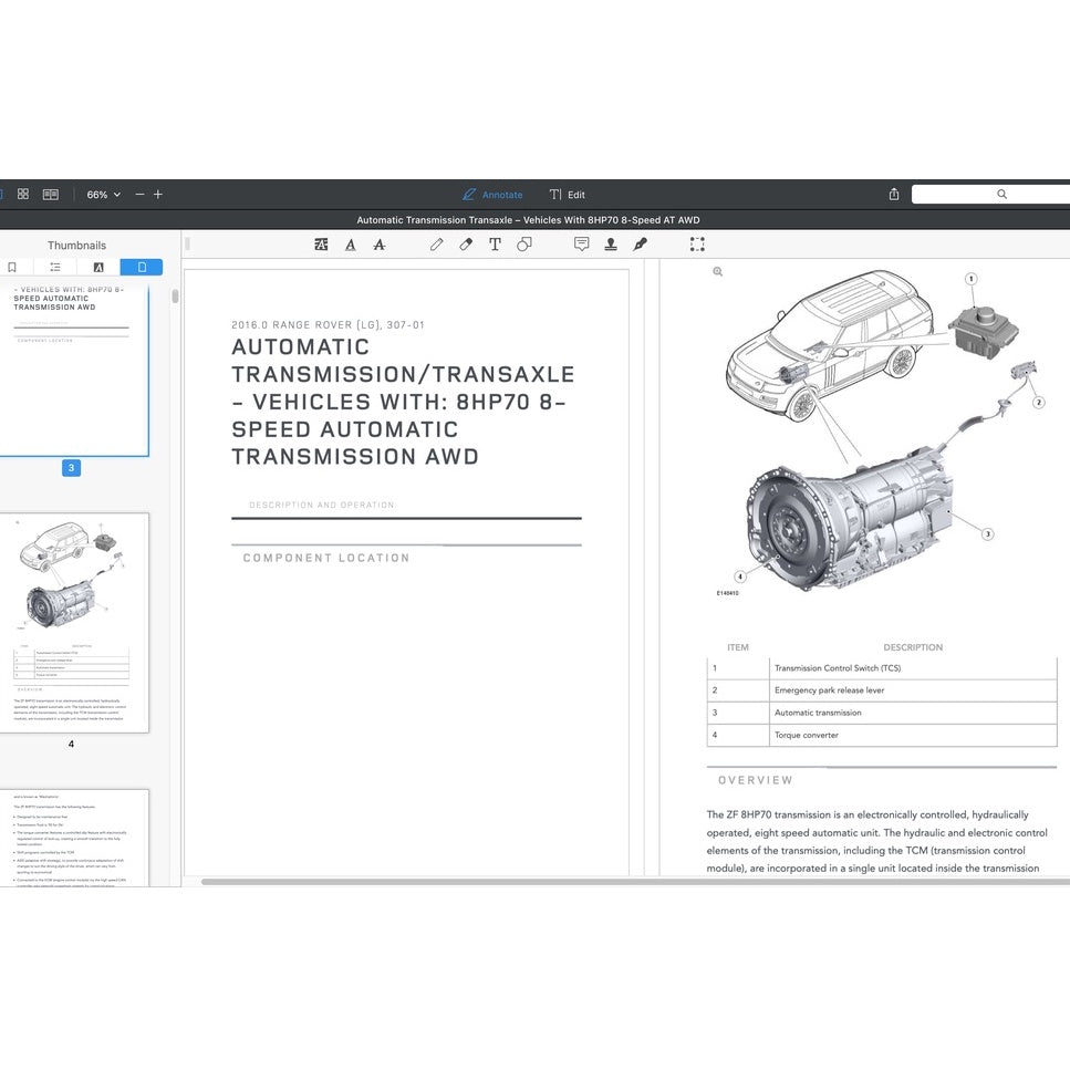RANGE ROVER L405 2012-2021 Full Manual Set – Repair & Maintenance Manual