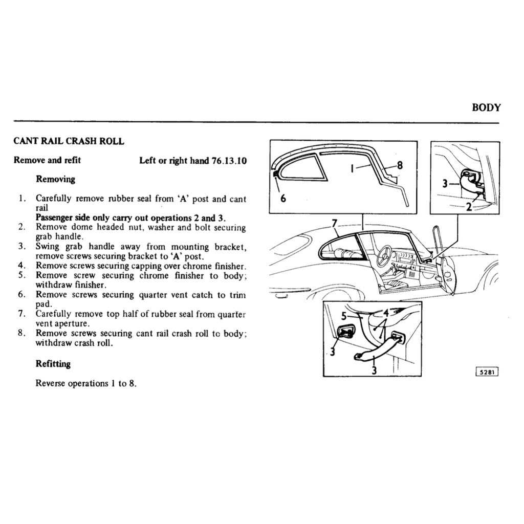 JAGUAR E-TYPE V12 1961-1975 Full Manual Set – FACTORY WORKSHOP REPAIR SERVICE MANUAL