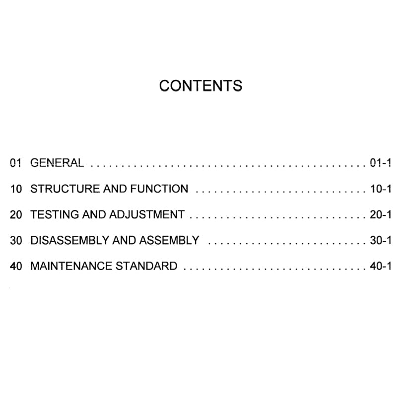 KOMATSU PC200/210/220/25 LC-6-7-8 Workshop Repair Manual