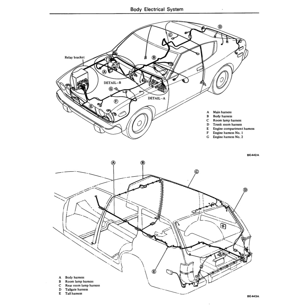 DATSUN VIOLET 710 1973-1977 Full Manual Set – Repair & Maintenance Manual